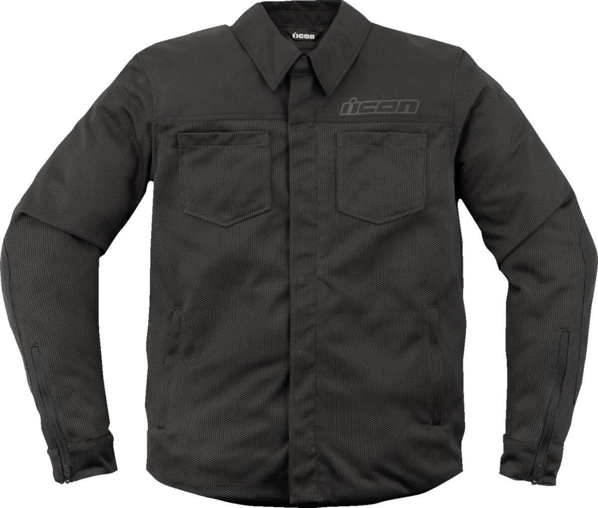 2820-6221 - Icon Upstate Mesh CE Jacket XX-Large - Black