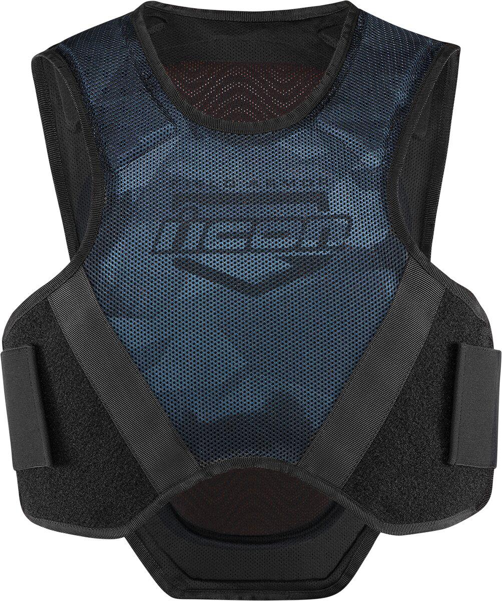2702-0274 - Icon Field Armor Softcore Vest Medium - Black/Blue