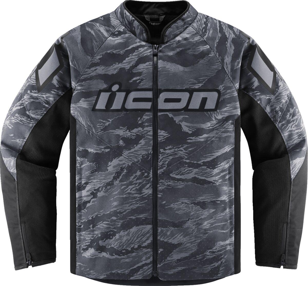 2820-6162 - Icon Hooligan Tigers Blood Jacket X-Large - Black/Grey
