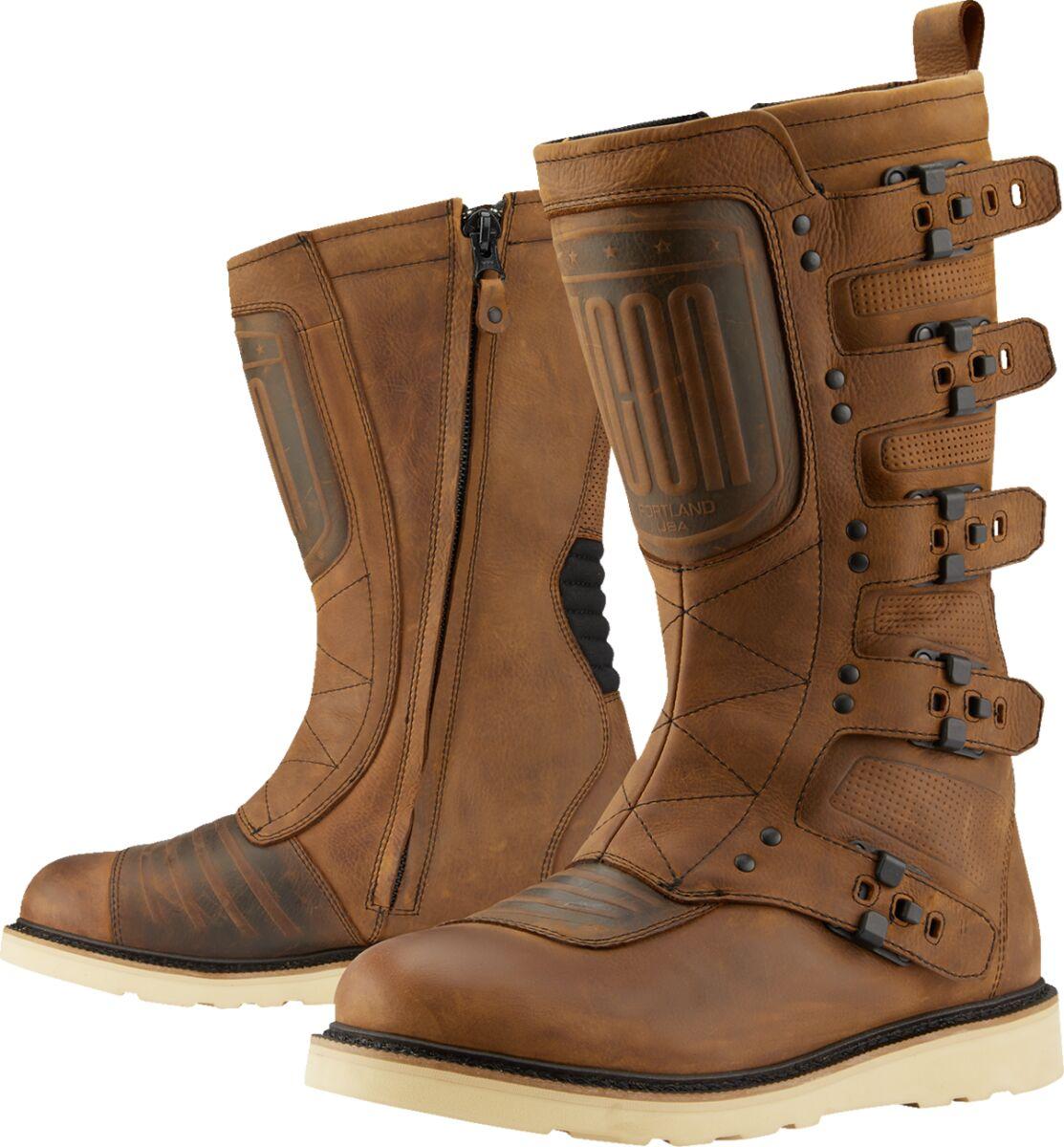 3403-1225 - Icon Elsinore 2 Boots Adult 9 - Brown