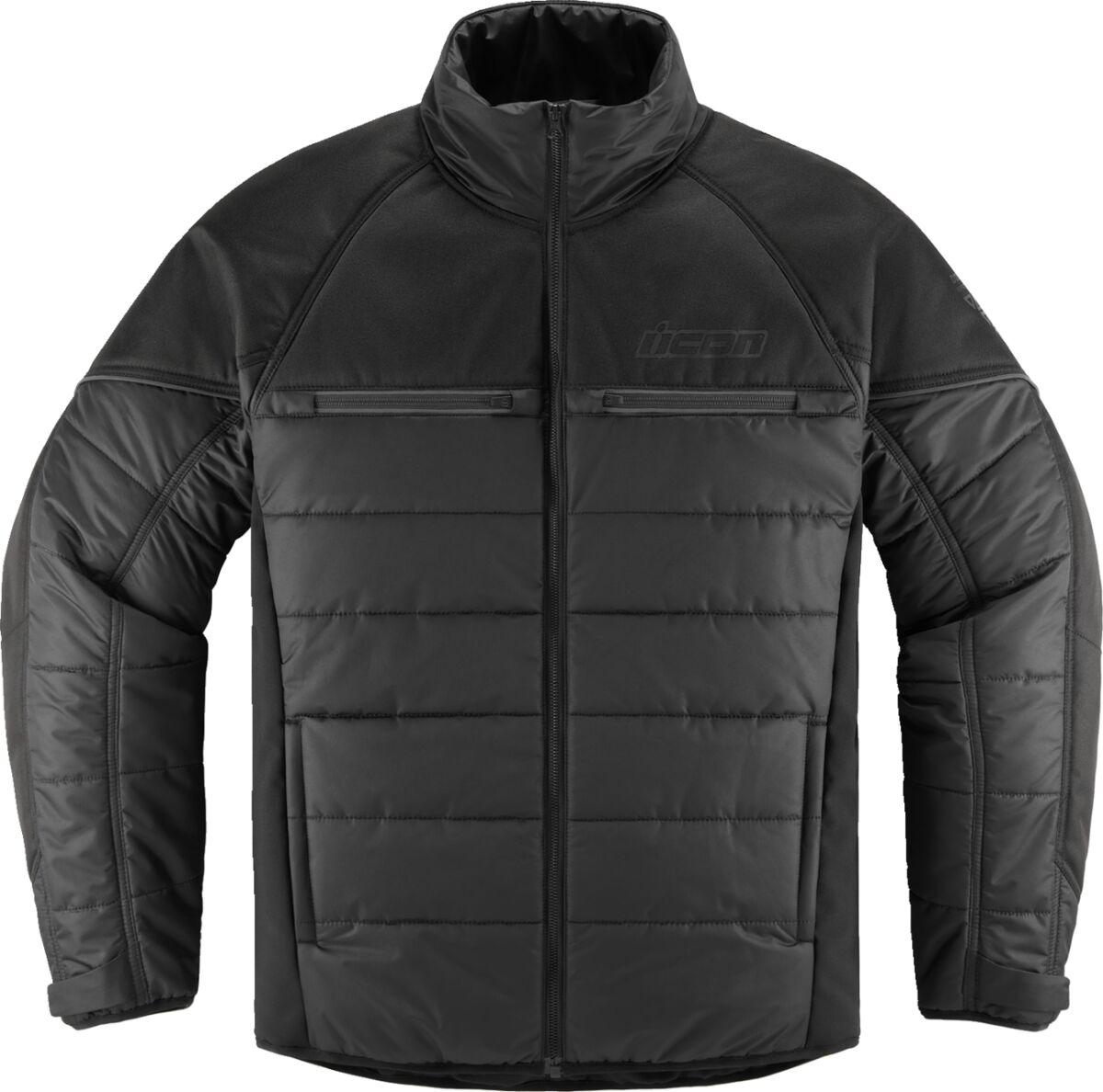 2820-6195 - Icon Ghost Puffer Jacket 3X-Large - Black/Charcoal Grey