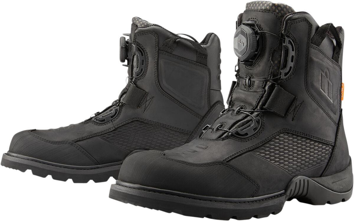 3403-1155 - Icon Stormhawk Boots Adult 9.5 - Black
