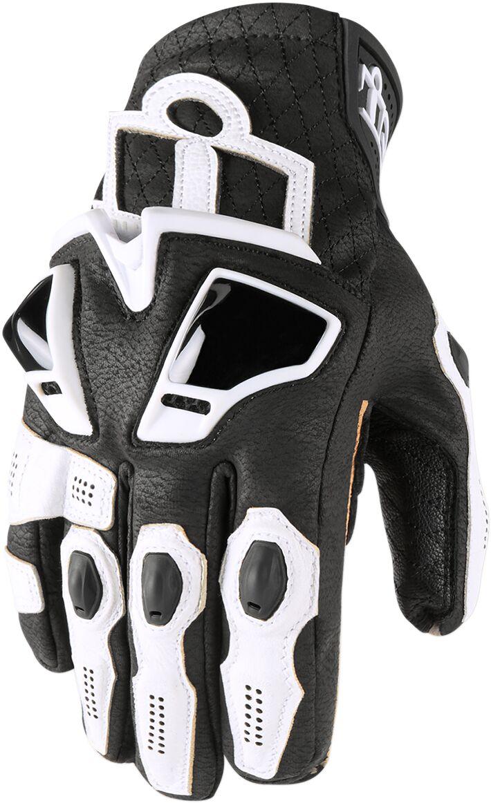 3301-3556 - Icon Hypersport Short Gloves 3X-Large - Black/Brown/White
