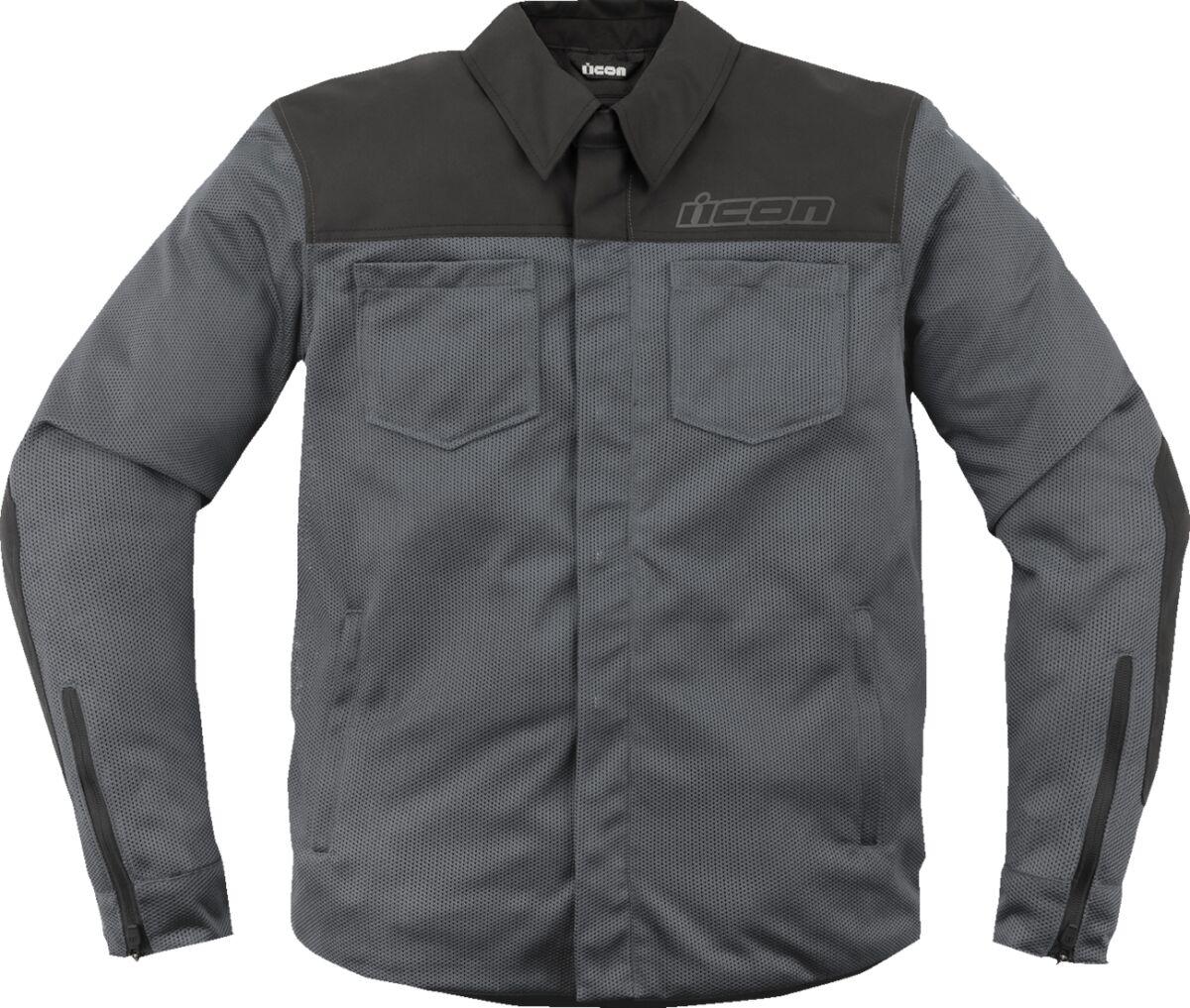 2820-6226 - Icon Upstate Mesh CE Jacket X-Large - Grey
