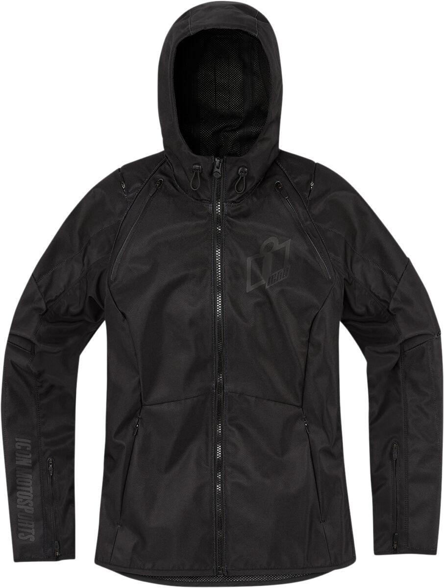 2822-1404 - Icon Womens Airform Jacket XX-Large - Black