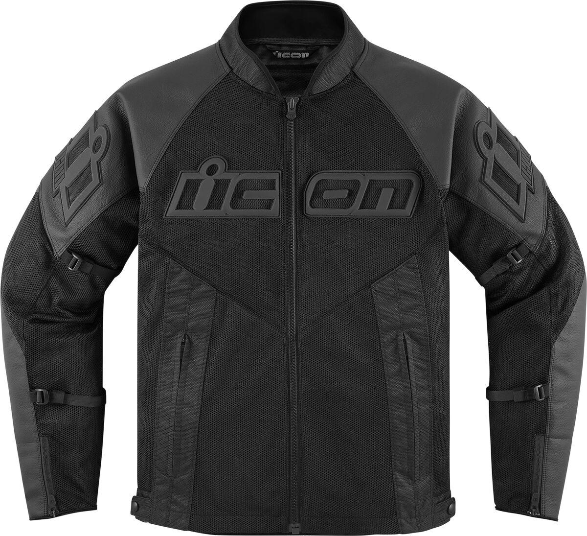 2810-3897 - Icon Mesh AF Leather Jacket Small - Black