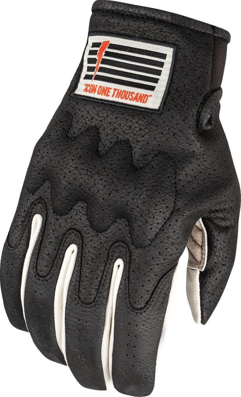 33014804 - Icon Airform Slabtown Gloves Medium - Black/Off-White