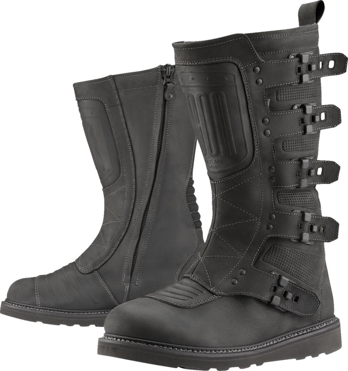 3403-1213 - Icon Elsinore 2 Boots Adult 9 - Black
