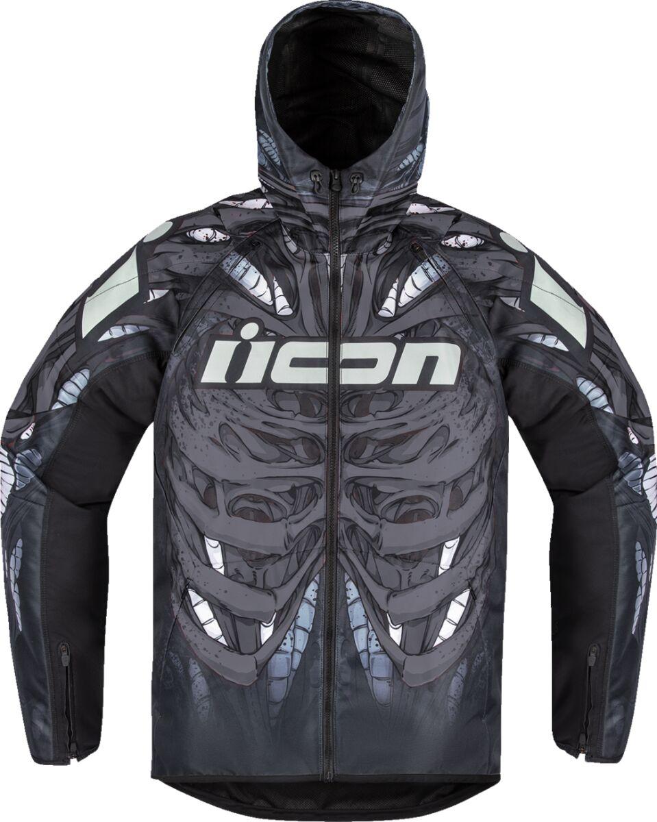 28206669 - Icon Airform Manikr Jacket Medium - Black/Dark Grey/Light Grey/White