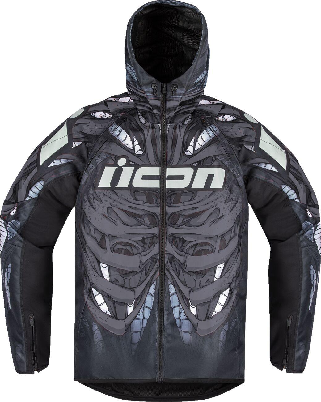 28206670 - Icon Airform Manikr Jacket Large - Black/Dark Grey/Light Grey/White