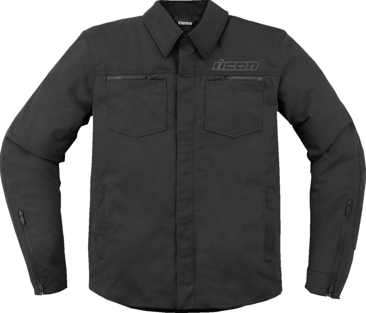 2820-6238 - Icon Upstate Canvas CE Jacket X-Large - Black