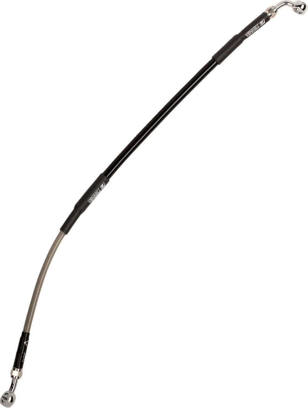 Y01-2-049/P - Moose Racing Stainless Steel Braided Brake Hose For Yamaha WRF250 2024 Rear