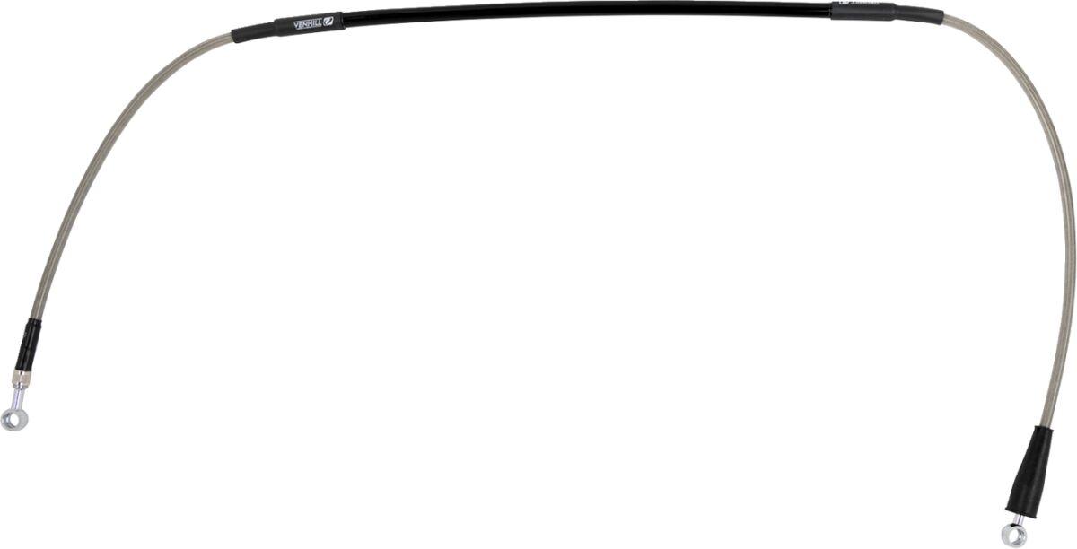 S01-1-034/P - Moose Racing Stainless Steel Braided Brake Hose For Suzuki RM 85 2005-2018 Front