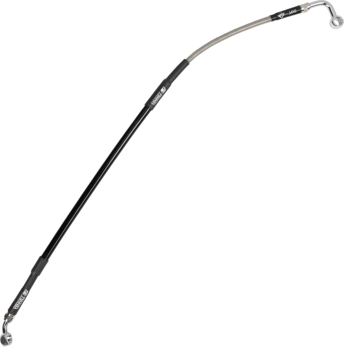 K02-2-038/P - Moose Racing Stainless Steel Braided Brake Hose For Kawasaki KX250 2025-2026 Rear