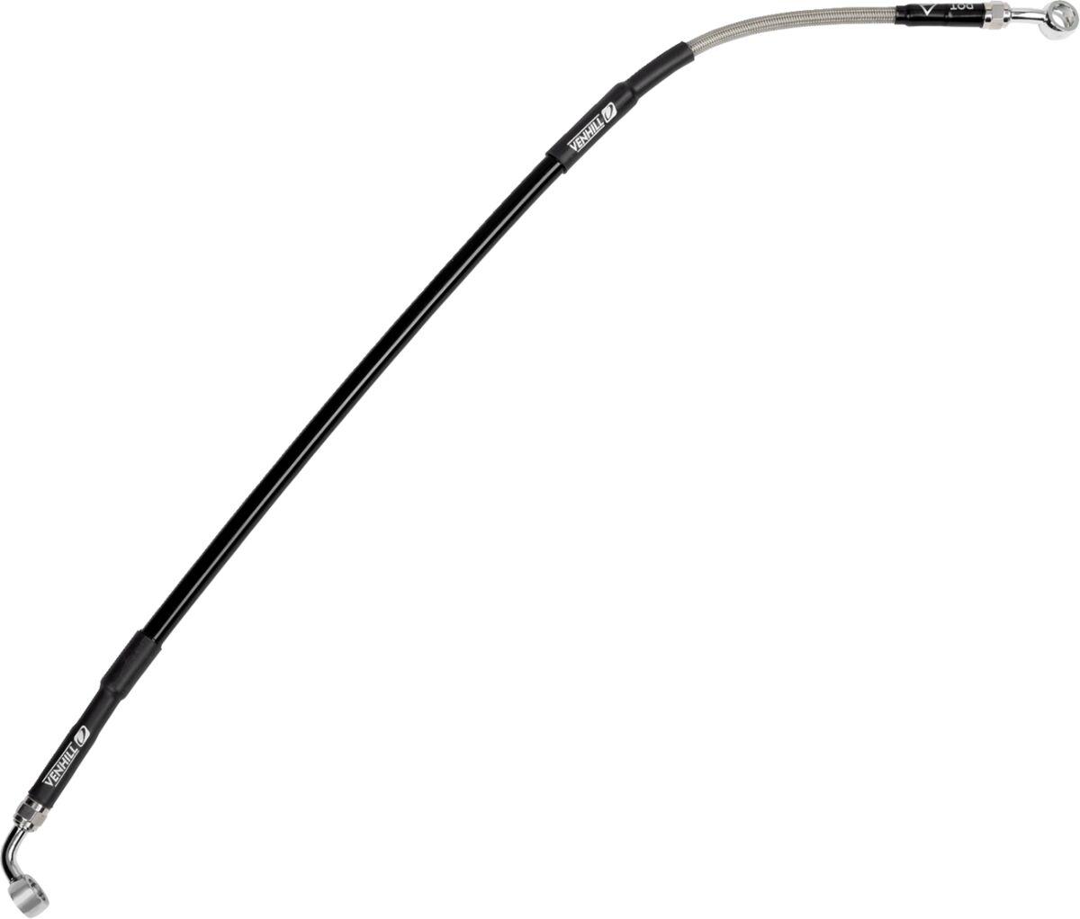 B05-2-010/P - Moose Racing Stainless Steel Braided Brake Hose For Beta RR 125 LC 2015-2016 Rear
