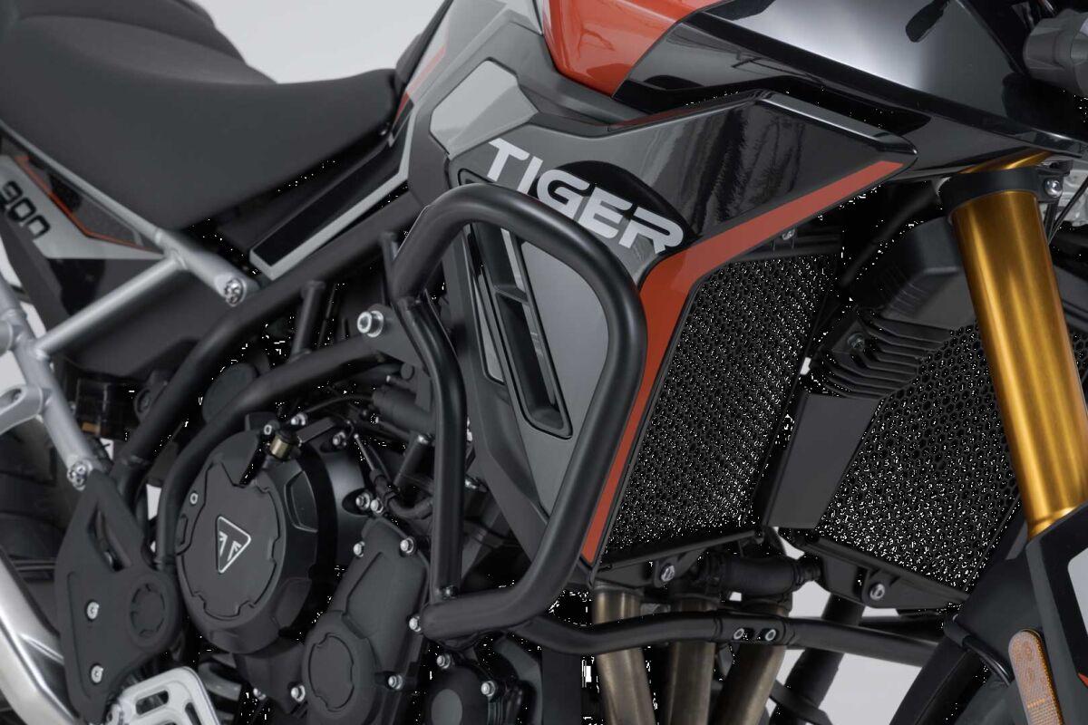 Sw Motech Black/Powder-Coated Sbl.11.953.10001/B - Crash Bars For Triumph Tiger 900 Gt 2020-2024