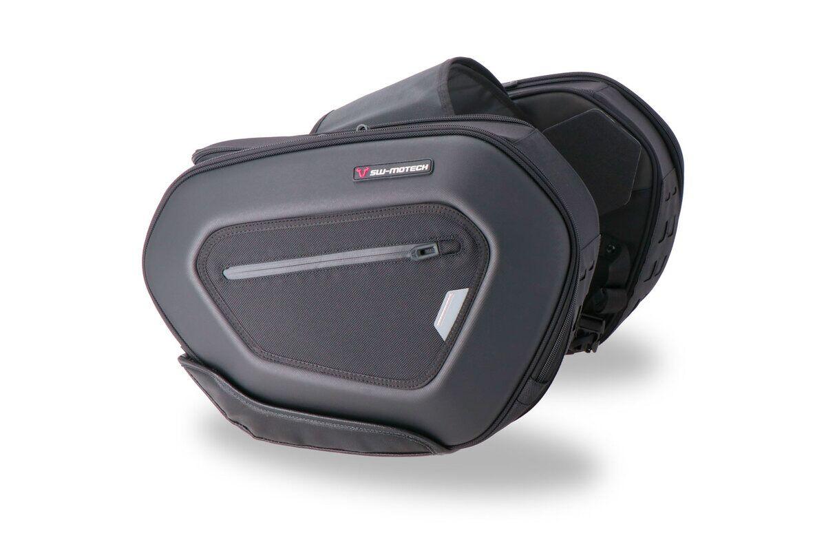 BC.HTA.08.740.36900 - SW Motech PRO Blaze Saddlebag Set For Kawasaki Ninja 500SE 2024-2025 - Black