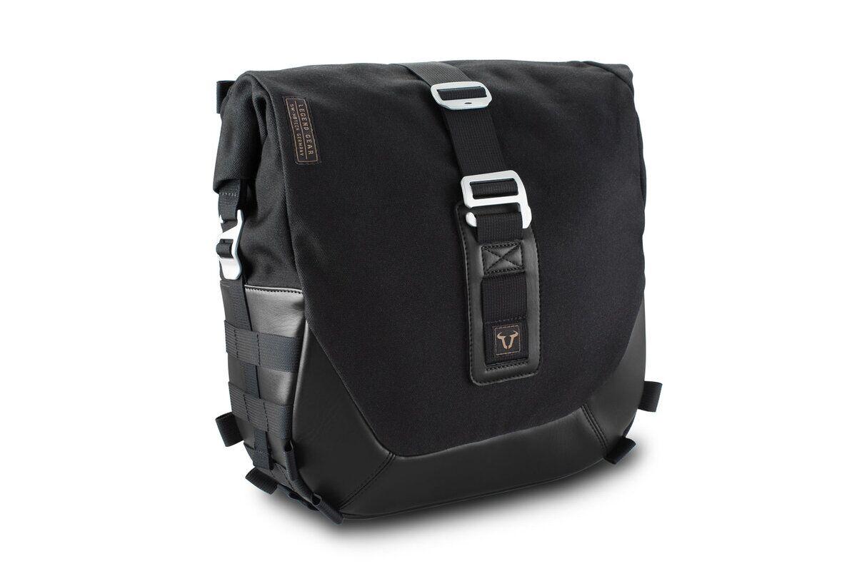 BC.HTA.01.203.20100 - SW Motech Legend Side Pannier Bag System LC For Honda ST 125 2023-2024 - Black/Brown