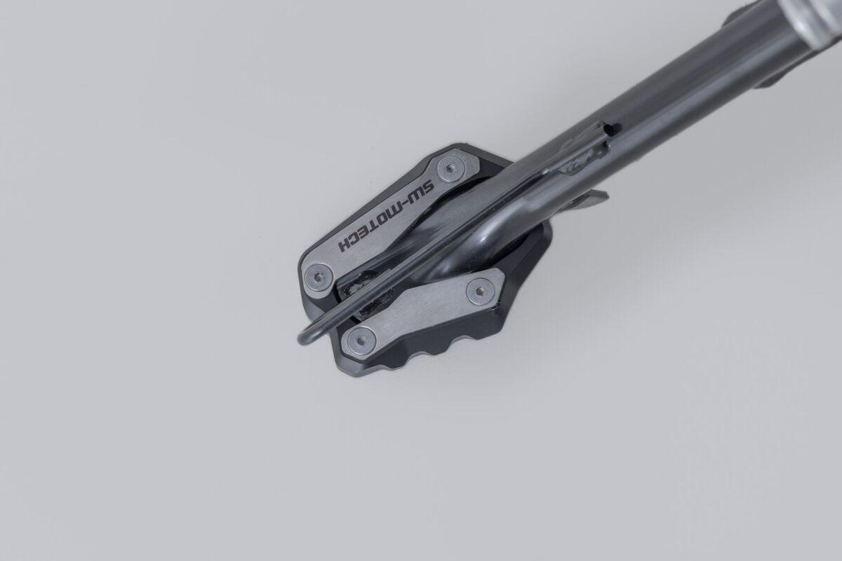 STS.05.601.10000 - SW Motech Side Stand Foot Extension For Suzuki GSX-S 1000 GX 2024 - Black/Silver