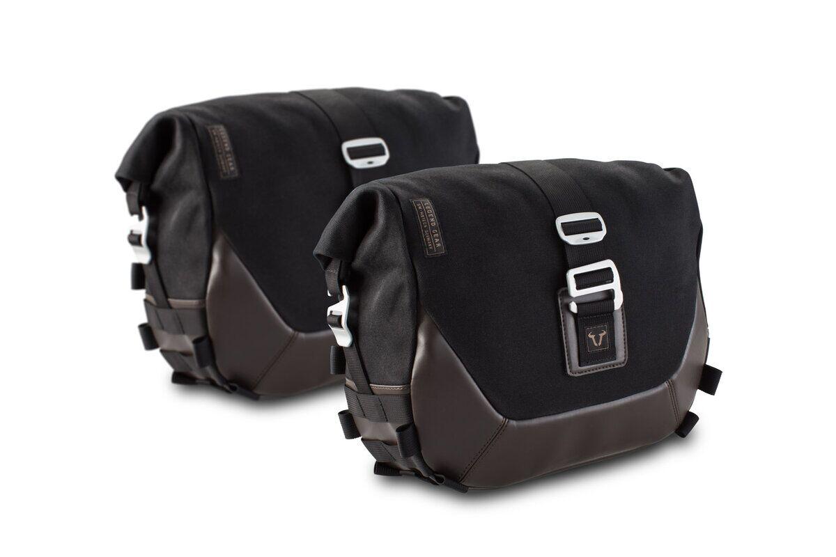 BC.HTA.07.968.20000 - SW Motech Legend Side Pannier Bag LC Set For BMW R 12 Nine T 2024-2025 - Black/Brown