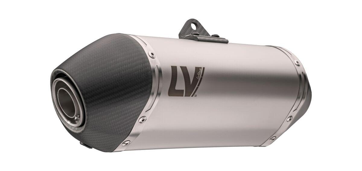 15609 - LeoVince LV-14 Stainless Steel Silencer For Yamaha XTZ 690 2019-2022 Right
