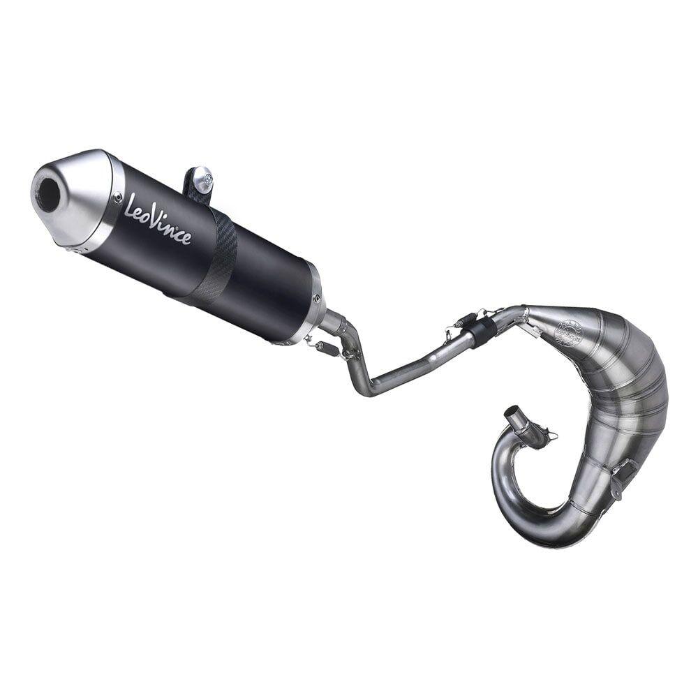 3281B - LeoVince X-Fight Black Edition Full Exhaust System For Rieju MRT 50 Cross 2009-2012