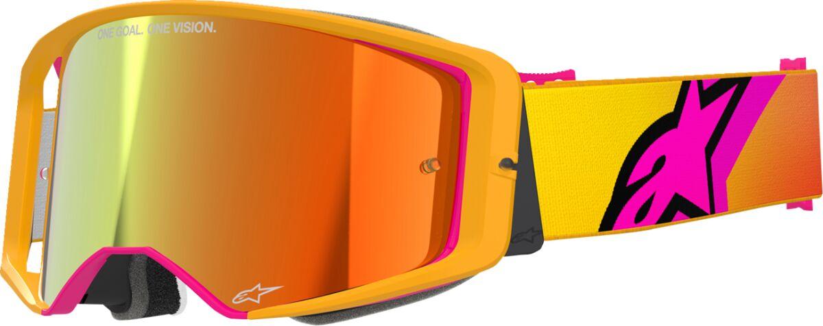 5100325-5023 - Alpinestars Supertech Corp ABS Vision Goggles - Pink/Yellow