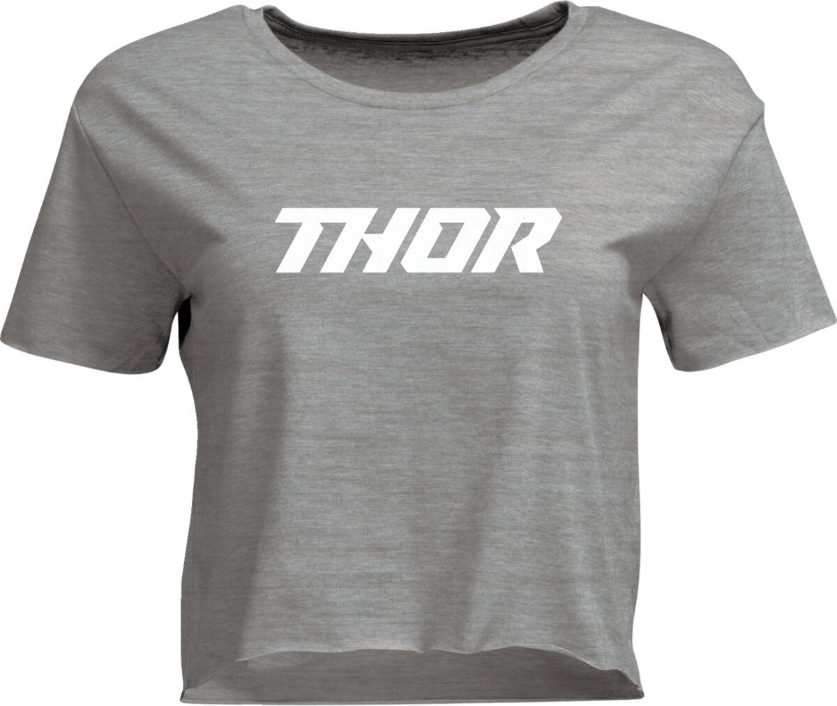 3031-4311 - Thor Womens Adult Womens Corp Crop T-Shirt X-Large - Heather Grey