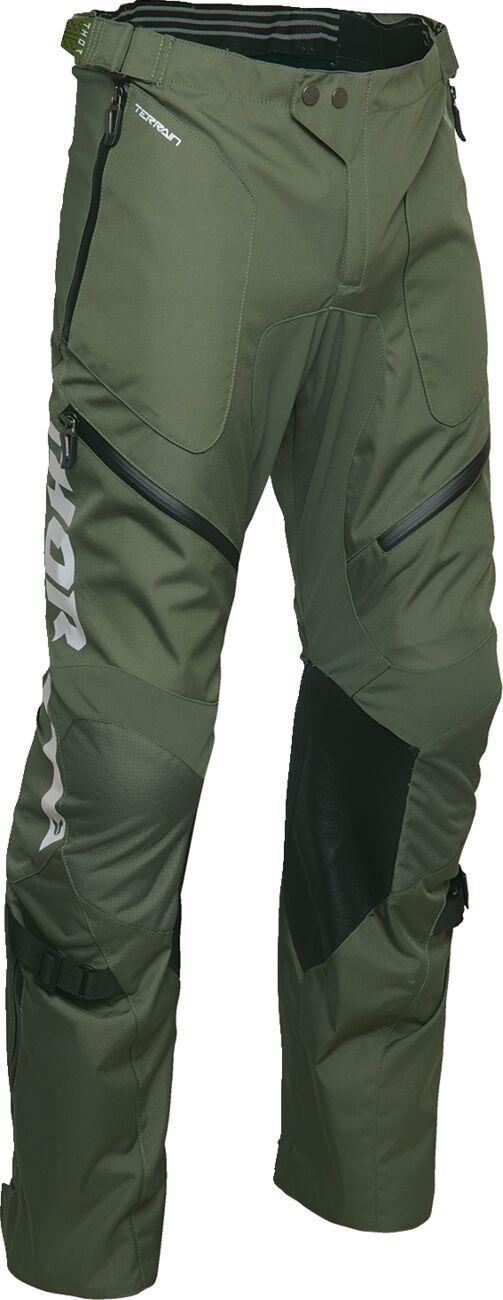 2901-12152 - Thor Terrain Over-the-Boot Pants 34 - Army/Charcoal