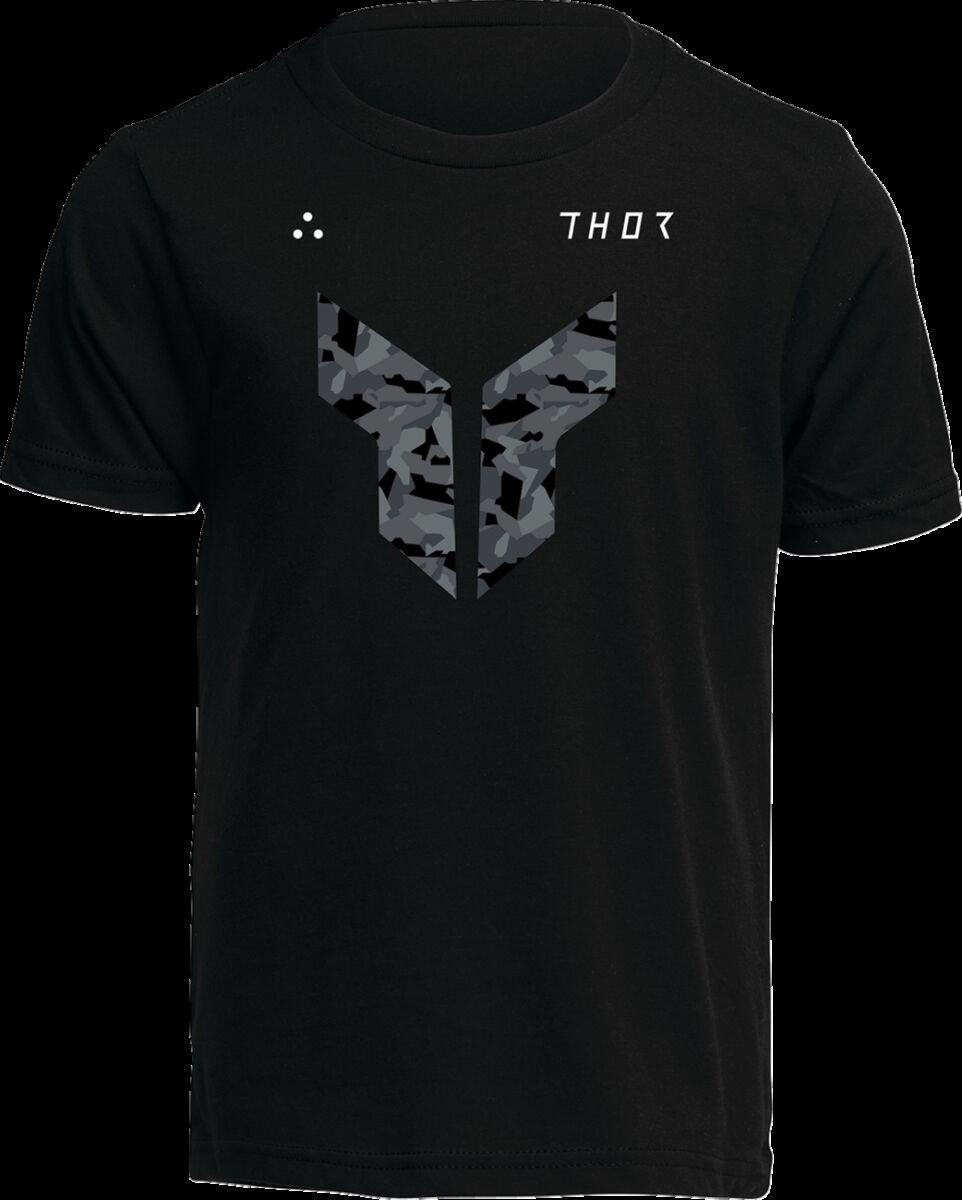 3032-3827 - Thor Youth Iconic T-Shirt Small - Black/Carbon/Grey