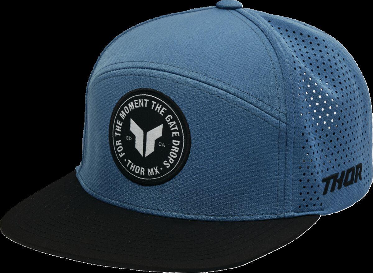 2501-4285 – Thor Badge Hat One Size – Black/Slate Blue