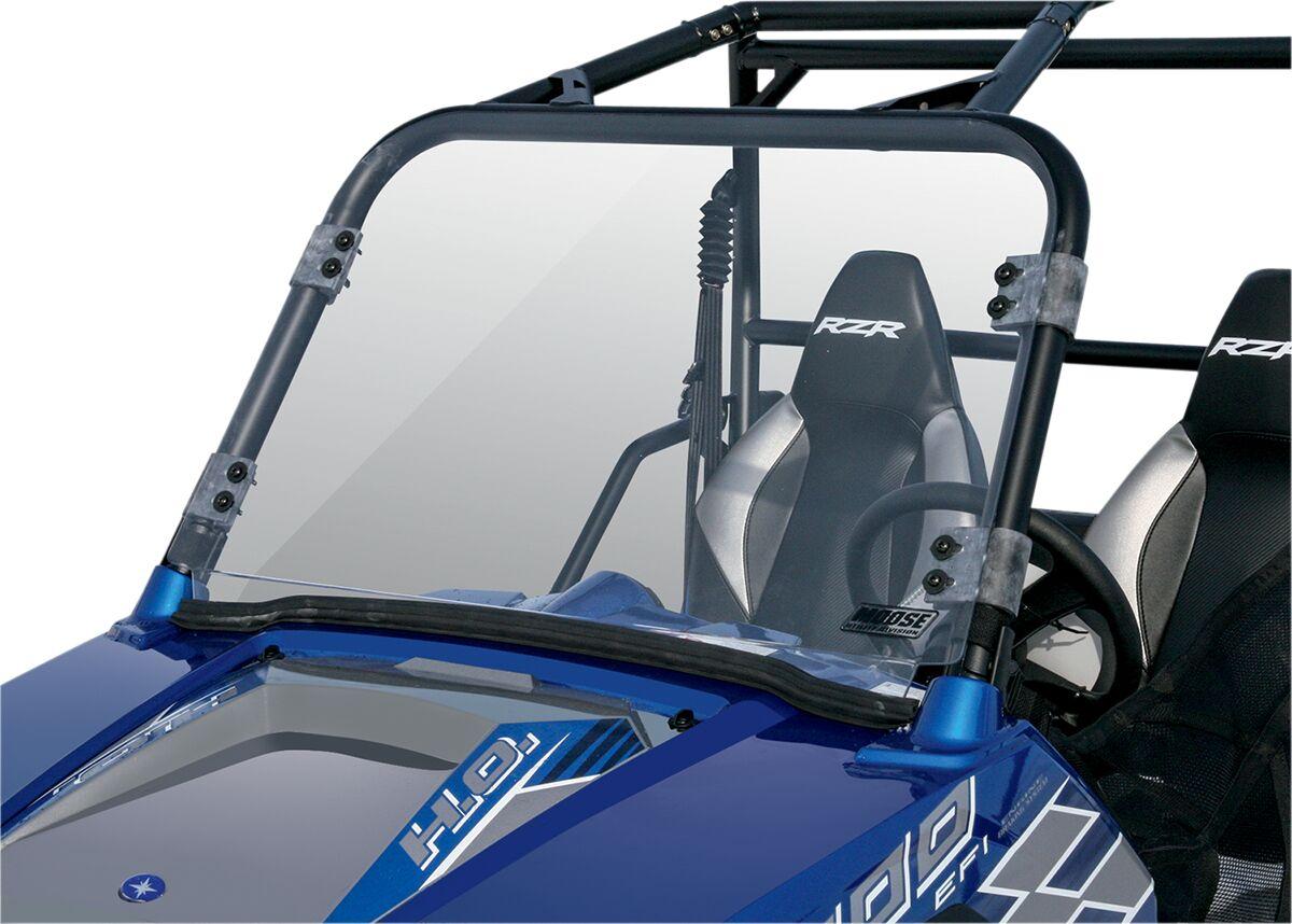 V000028-12200M - Moose Racing Full Windshield For Polaris Ranger RZR 4 800 4X4 2010-2014 - Clear