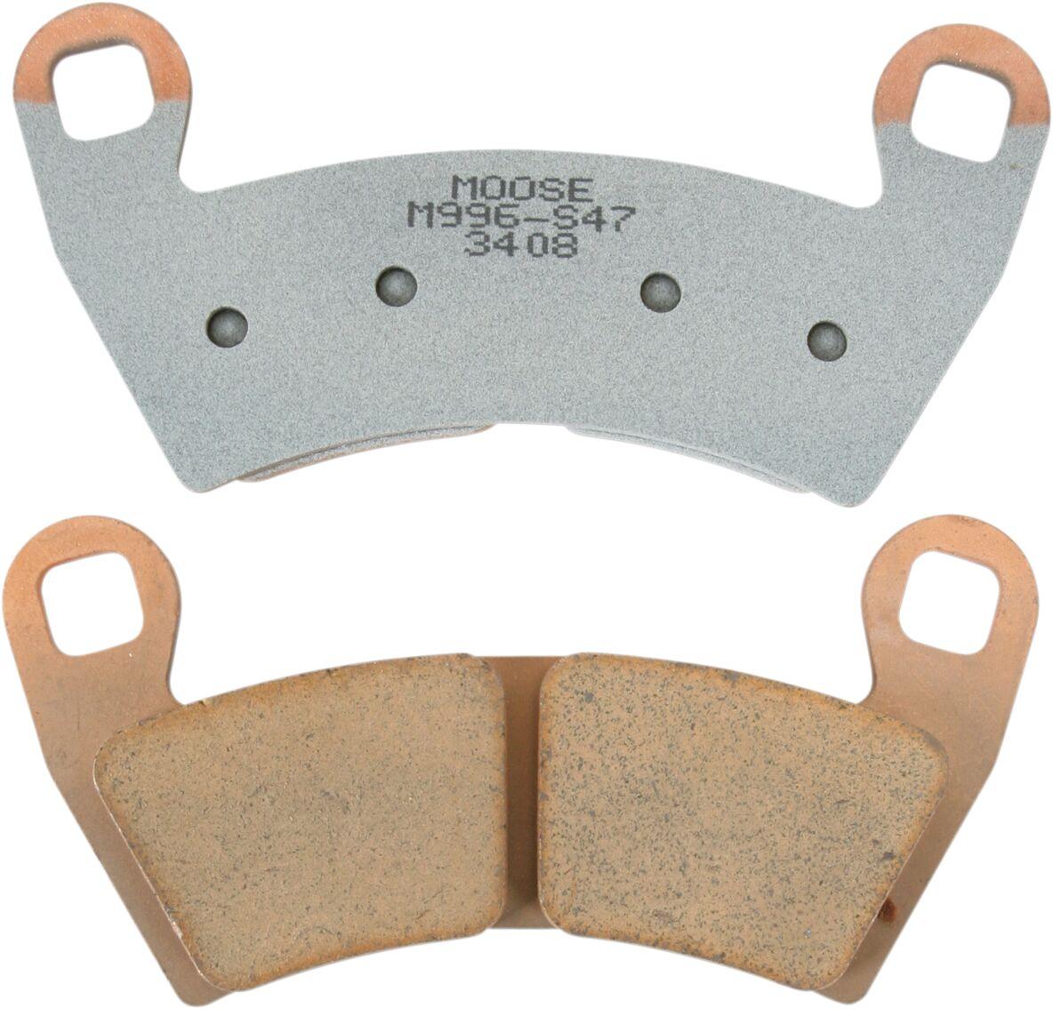 M996-S47 - Moose Racing XCR Sintered Brake Pads For Polaris Brutus 900 4X4 2015-2016 Fits Front