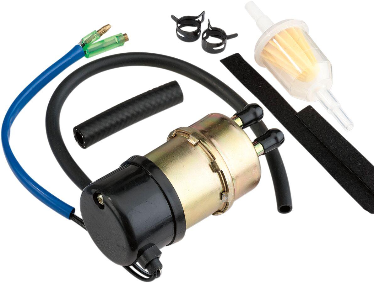 600-1103-PU - Moose Racing Carbureted Fuel Pump For Kawasaki KAF 620 2X4 2001-2008 - Black/Blue/Gold
