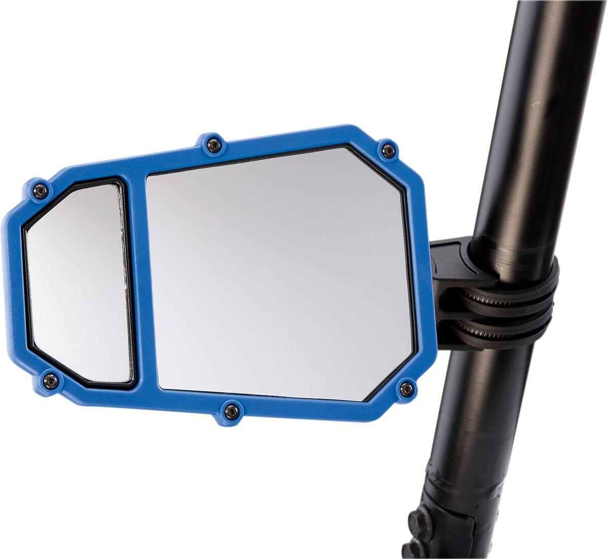 ES2-BLUE - Moose Racing Side Mirror Accent Frame For John Deere 2030A 1200 Fits Right or Left Side - Blue