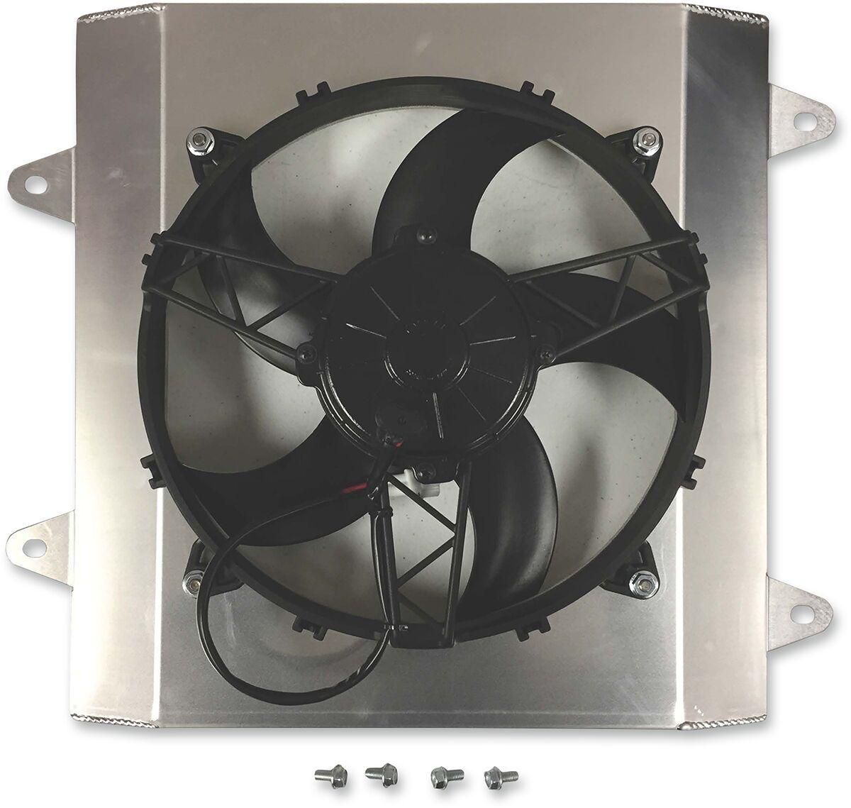 Z2028 - Moose Racing Hi-Performance Cooling Fan For Yamaha YXZ 1000 R 2016-2019 - Black/Silver