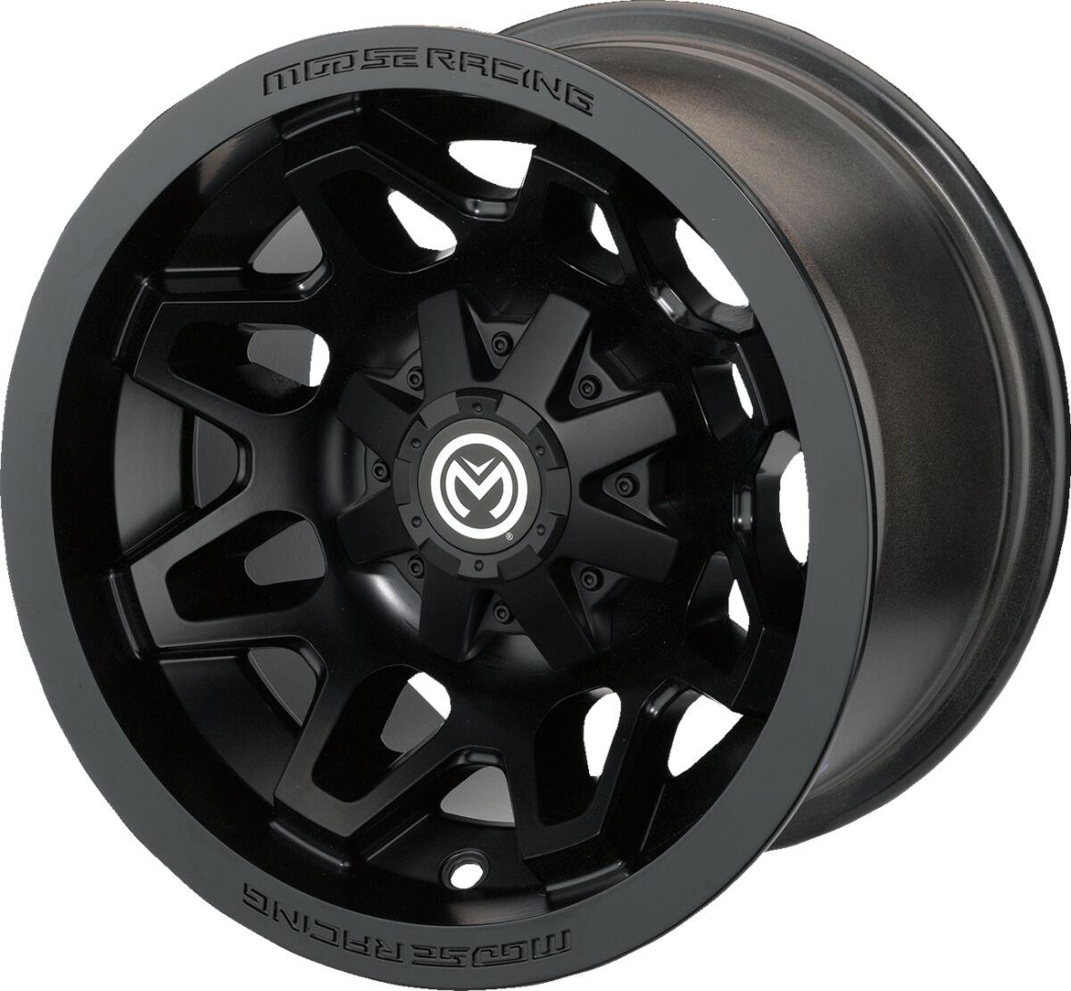 416MO157110MB5.5 - Moose Racing 416X Wheel For CF Moto C Force 500 4X4 2014 & 2019-2020 Fits Front Or Rear 15x7" - Black