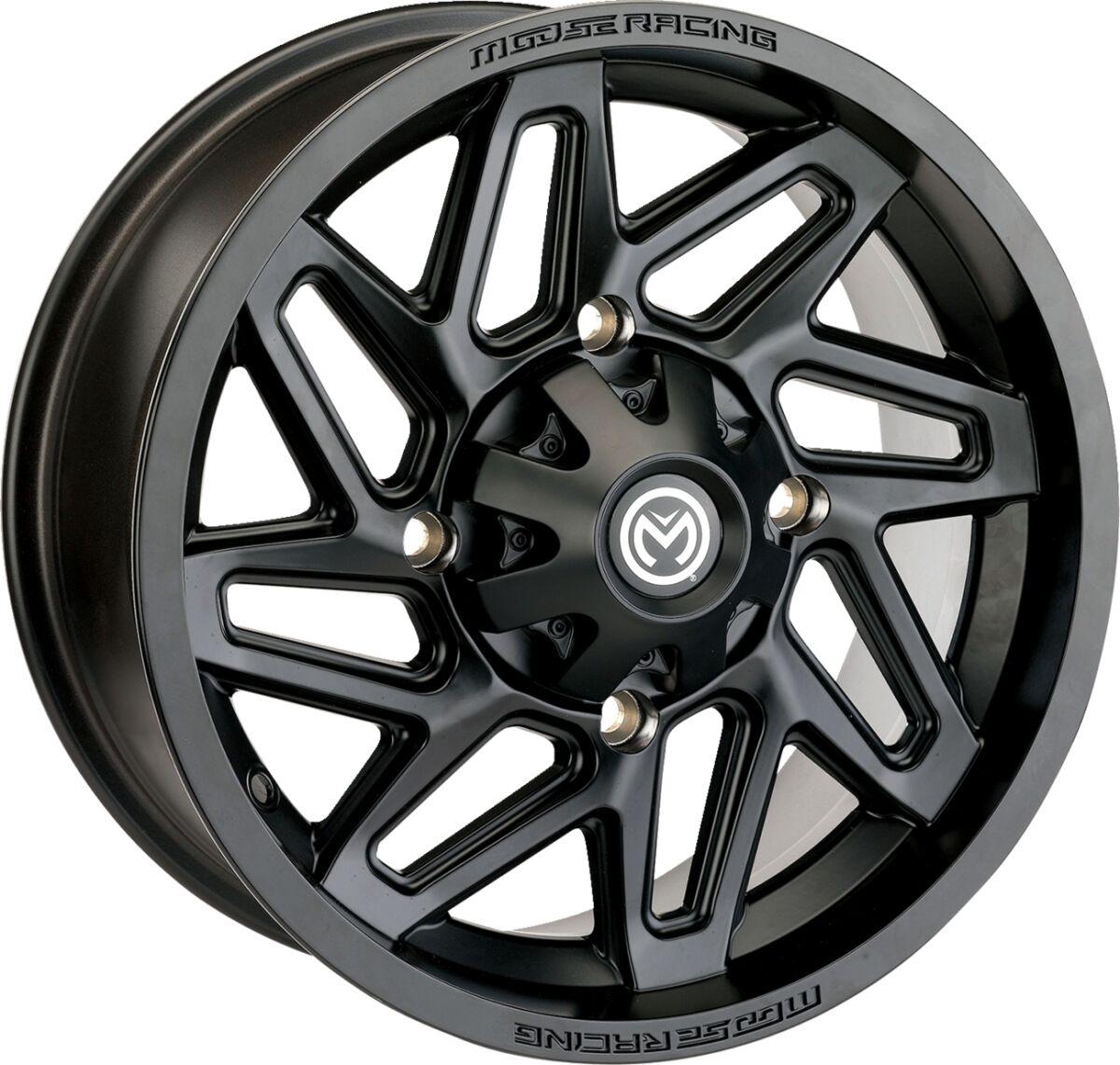 361MO147156MB5.5 - Moose Racing 361X Wheel For Polaris ACE 570 4X4 2018-2019 Fits Front Or Rear - Black