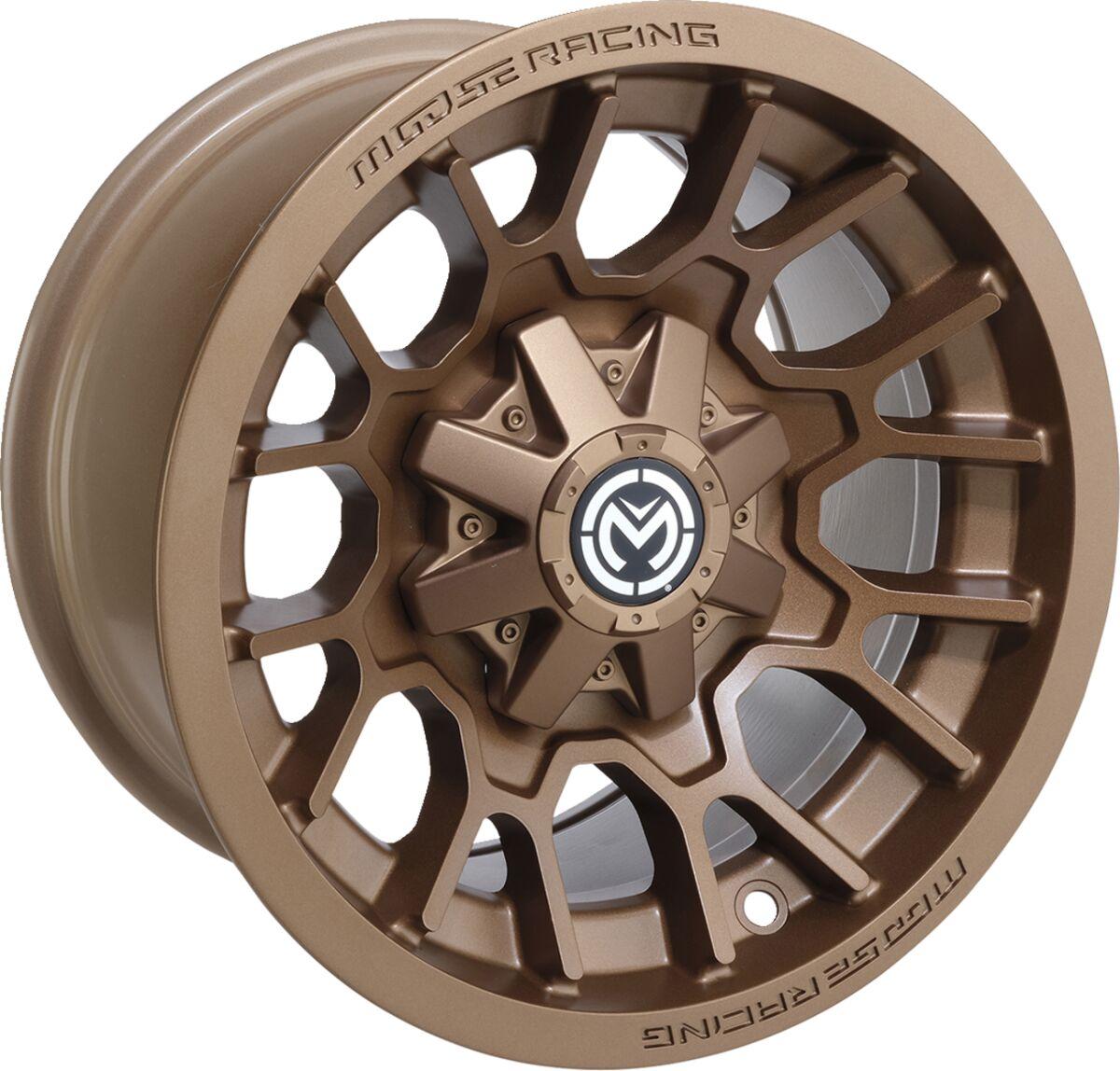 24MO147136BZ54 - Moose Racing 24X Wheel For Can Am (BRP) Commander 1000 EFI 2011-2017 Fits Front Or Rear - Bronze