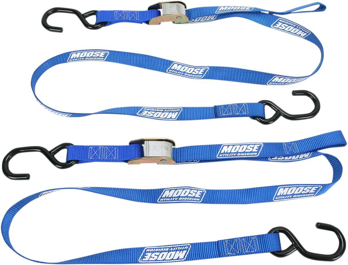 3920-0296 - Moose Racing Heavy Duty Tie Down Straps Set (183cm) - Blue