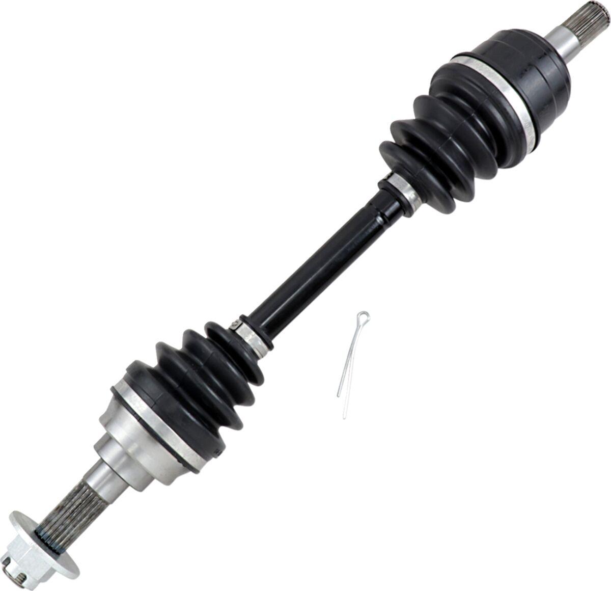 LM6-KW-8-300 - Moose Racing Complete Axle Kit For Kawasaki KLF 400 4X4 1993-1999 Fits Front Left Or Right - Black/Chrome