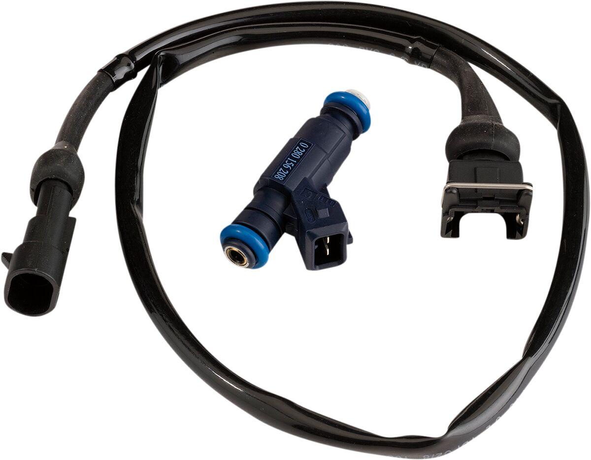 100-4332-PU - Moose Racing Fuel Injector with Pigtail For Polaris Ranger 800 HD 4X4 2010 - Black