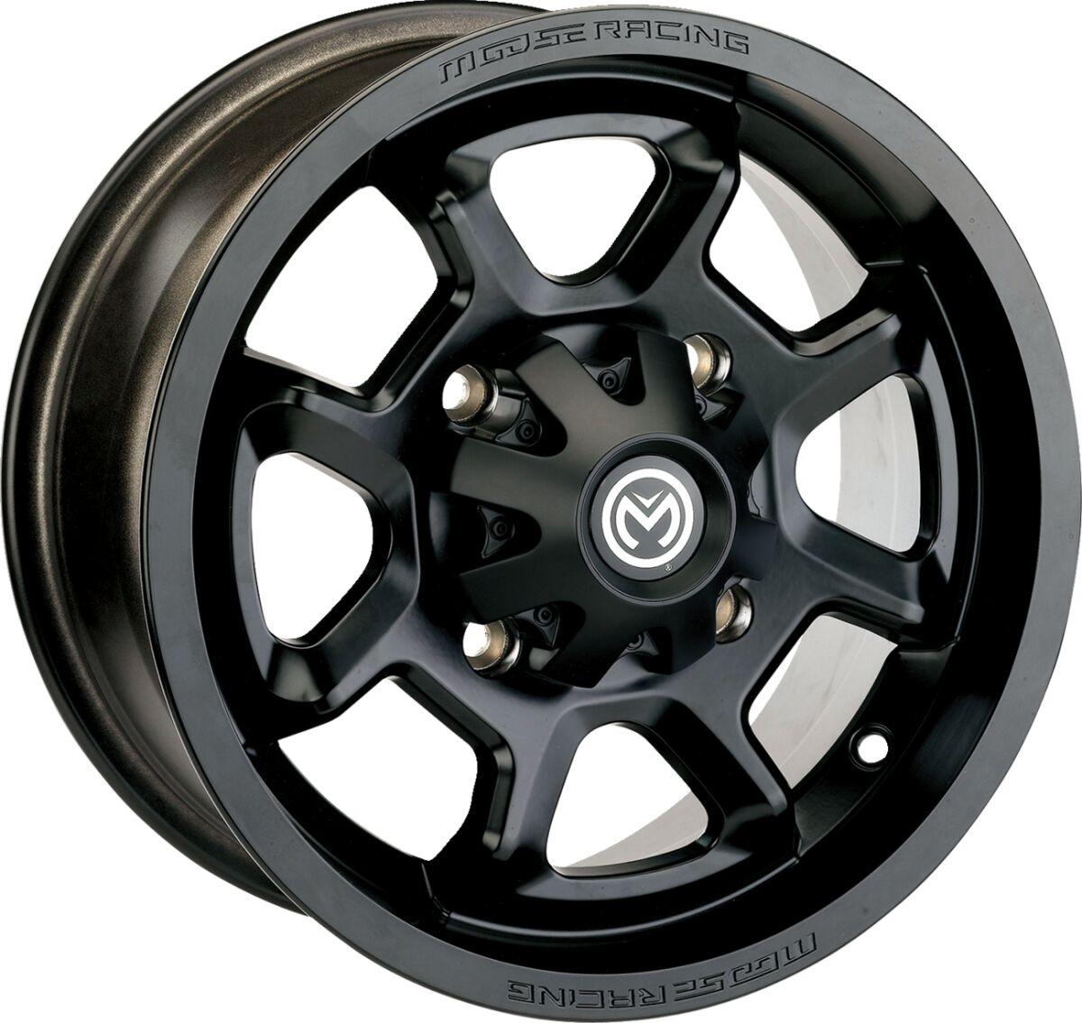 415MO147156MB5.5 - Moose Racing 415X Wheel For Polaris ACE 570 4X4 2018-2019 Fits Front Or Rear - Black