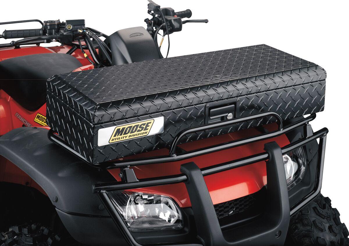 288272-03 - Moose Racing Front Aluminium ATV Box - Black