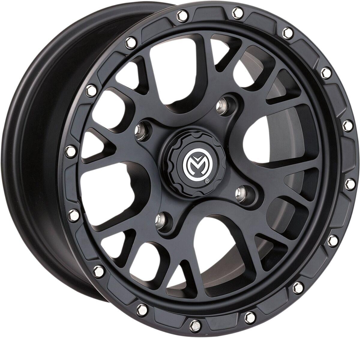 545MO147156SB54 - Moose Racing 545X Wheel For Polaris ACE 570 4X4 2018-2019 Fits Front Or Rear - Black/Satin