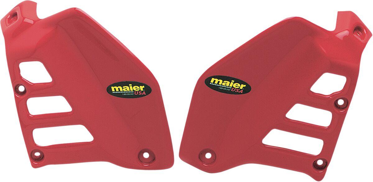 580022 - Maier Radiator Scoops For Honda ATC250R LC 1985-1986 - Red