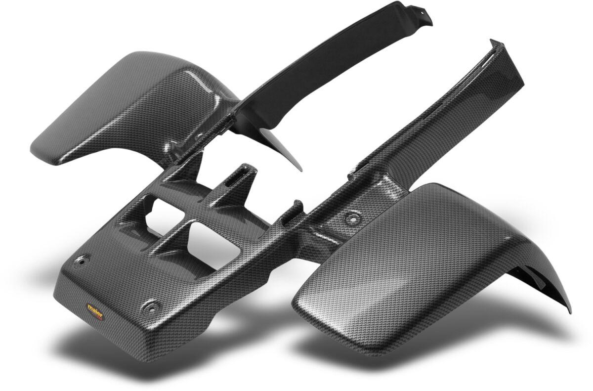 18968-30 - Maier Fender Unit For Yamaha YFZ350 1987-2006 Front - Black/Carbon Fibre-Look