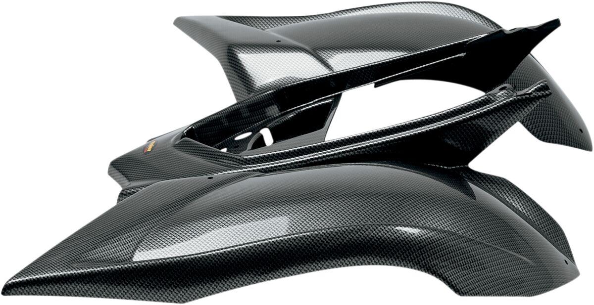 19002-30 - Maier Fender For Yamaha YFM 700 R 2019-2025 Rear - Black Carbon Fiber-Look