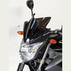 BY139SVFN - Bullster Windshield/Windscreen For Yamaha XJ 6 2009-2016 25 cm (9-7/8") - Black Smoke