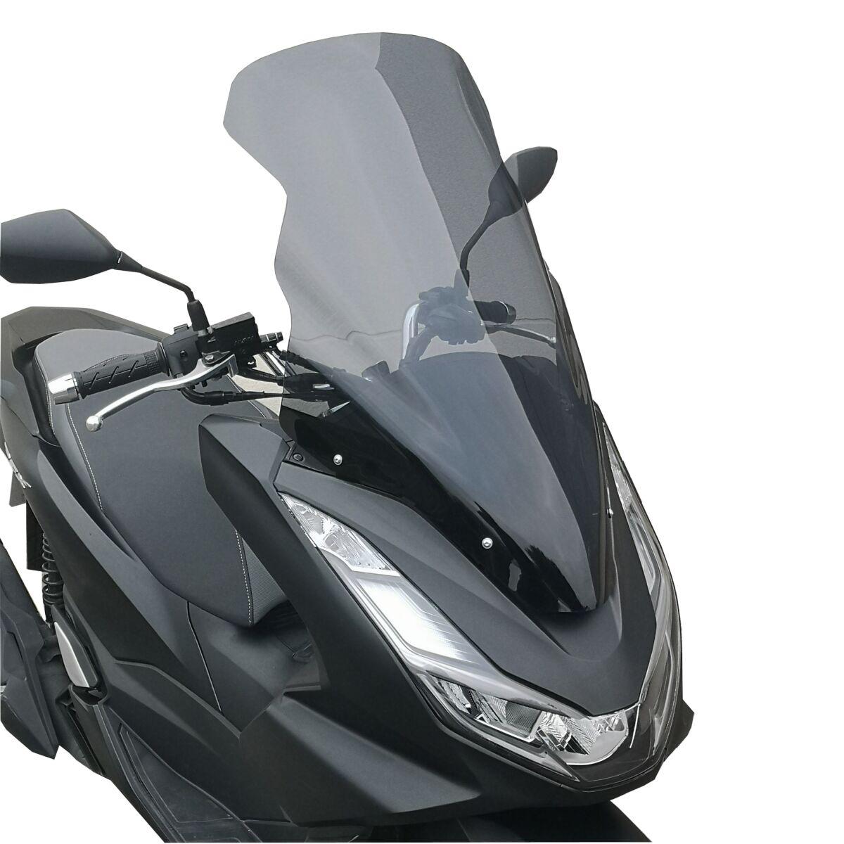 BH199HPFG - Bullster Windscreen For Honda PCX 125 2021-2022 73.5 cm (28-15/16") - Grey Smoke